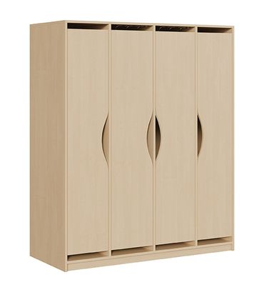 Liegepolsterschrank für 8 Liegepolster (140er) mit Türen