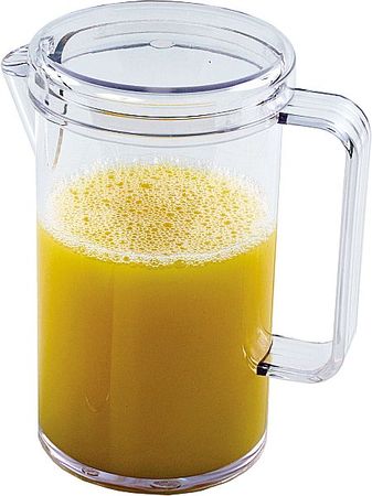 Kanne mit Deckel 1,3 L transparent