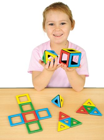 Polydron Klassenset magnetisch, 96tlg.