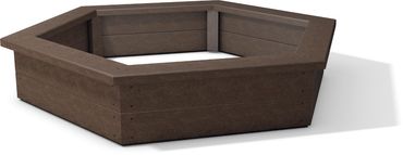 Sandkasten Kalahari 2 240 cm aus Recyclingkunststoff