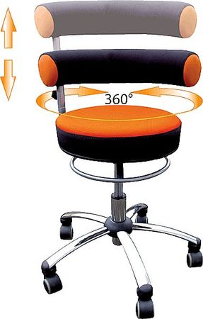 Sanus Gesundheitsstuhl mit Lehne 360° schwenkbar