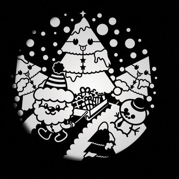 Projektor Dia-Linsen Festivitäten 4er Set
