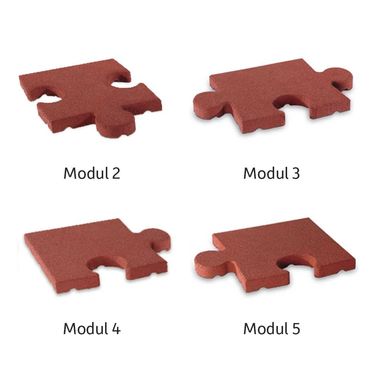 Fallschutzplatte Terrasoft Puzzle Seitenteil Modul 2