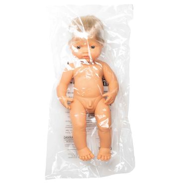 Puppe Junge blond 38 cm