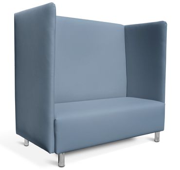 Schallschutzsofa Kunstlederbezug