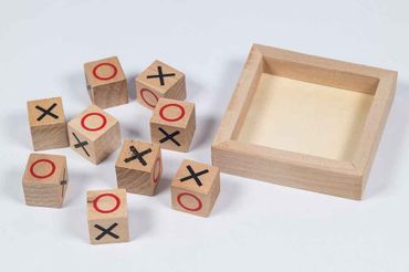 Tic Tac Toe Mini Holzspiel 