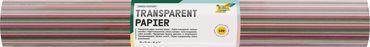 Transparentpapier Drachenpapier 42g/m² 50 x 70 cm gerollt, 100 Bg. in 10 Farben gemischt