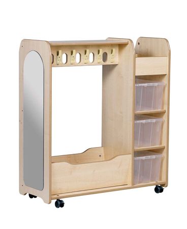 Kostümwagen mit Boxen und Spiegel