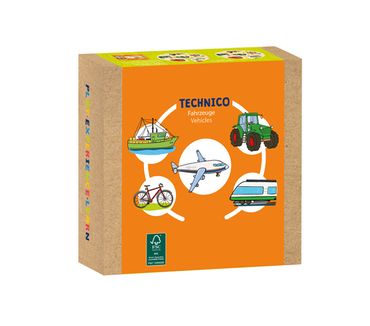 Technico Fahrzeuge Legepuzzle 30ltg.