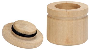 Zahndöschen aus Holz, einzeln