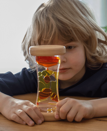 Premium Aqua Sanduhr schwebende Tropfen bunt gemischt (Farbe nicht wählbar)