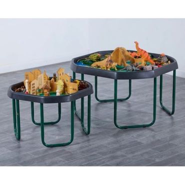 Trenneinsätze Vulkan / Stadt  für Recycling-Wanne 2er Set 