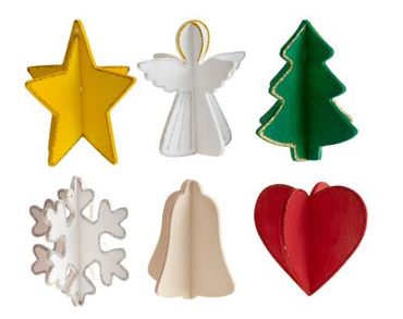 Weihnachtsanhänger 3D 24tlg. Bausatz