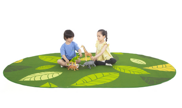 Spielteppich Blätter 300 x 200 cm