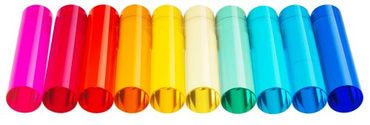 Acryl Zylinder 10tlg.