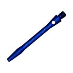 Karella Alu-Shaft Medium ca. 45 mm blau – robustes Aluminium mit Schlitz für die Flight