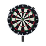 Karella BullOut Dartboard von vorn – logofreie Scheibe in Turniergröße mit 45 cm Durchmesser und Flachdraht-Spider