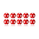 Winspeed Kickerball 35 mm rot/weiß – 10 Stück im Set für den Tischkicker, Durchmesser 35 mm