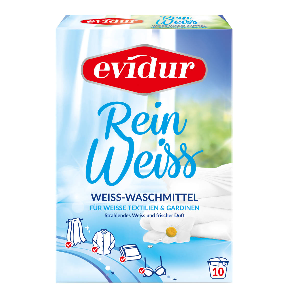 Evidur Gardinen Weiß 600g