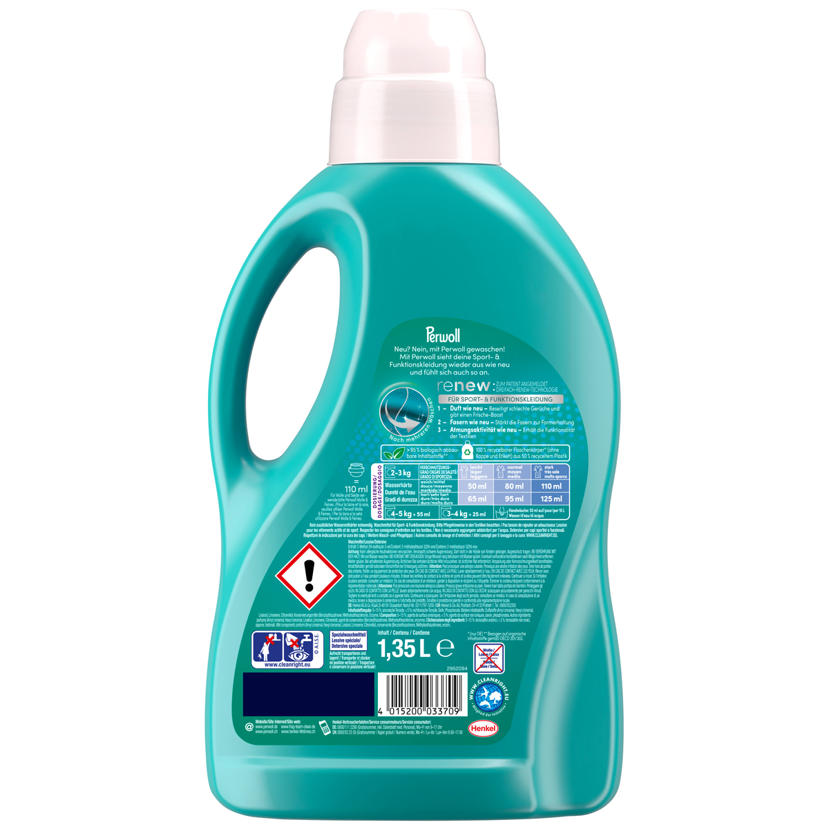 Perwoll Sport Aktiv Pflege Waschmittel 27 Waschladungen 1350ml