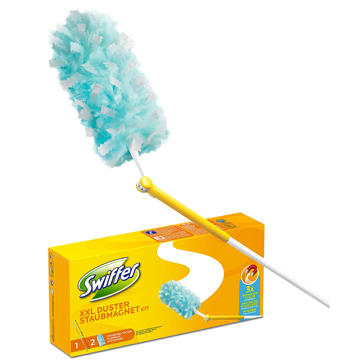 Swiffer Staubmagnet XXL für gründliches reinigen von Staub Starterkit