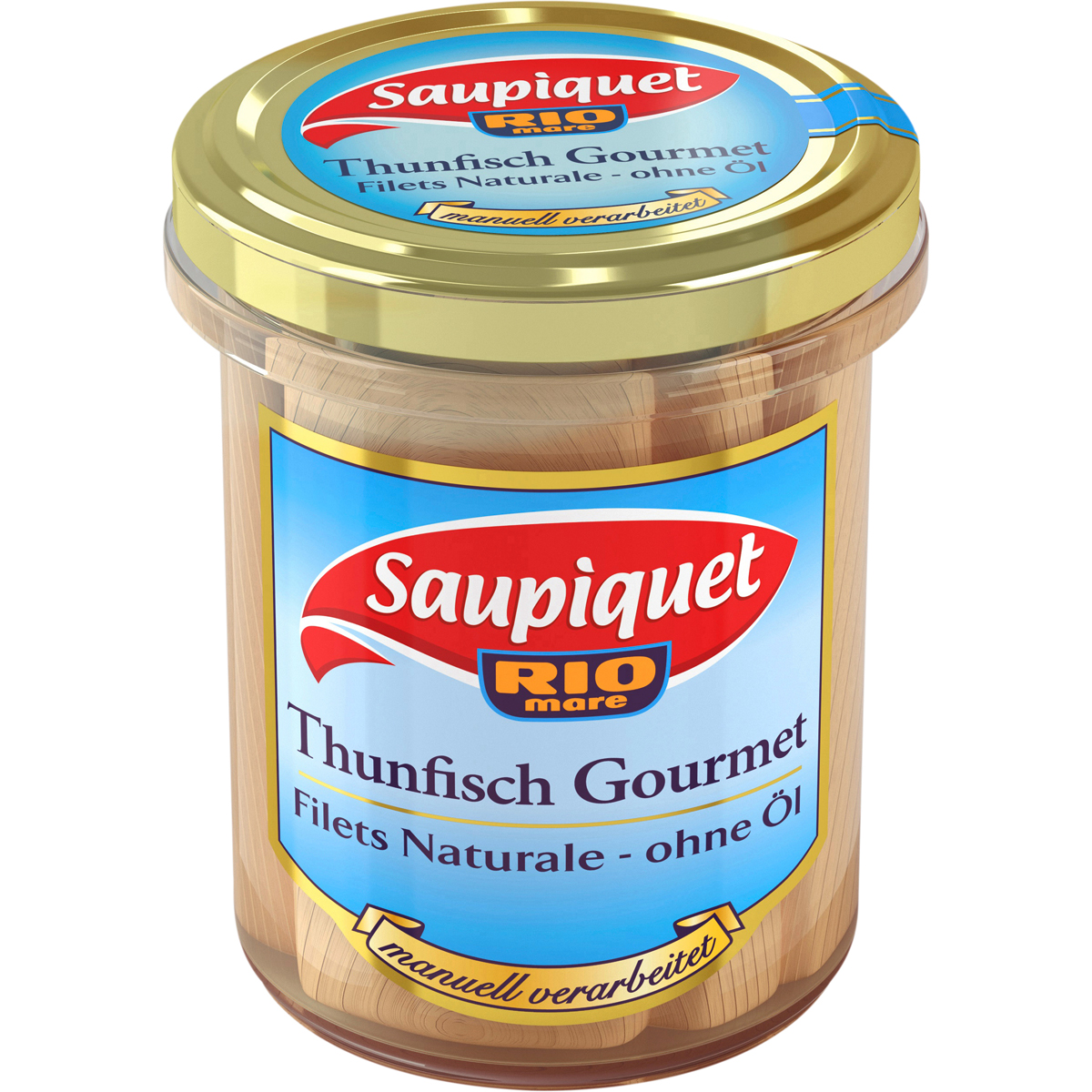Saupiquet Thunfisch Gourmet Filets Naturale ohne Oel Dose 180g | Mega ...