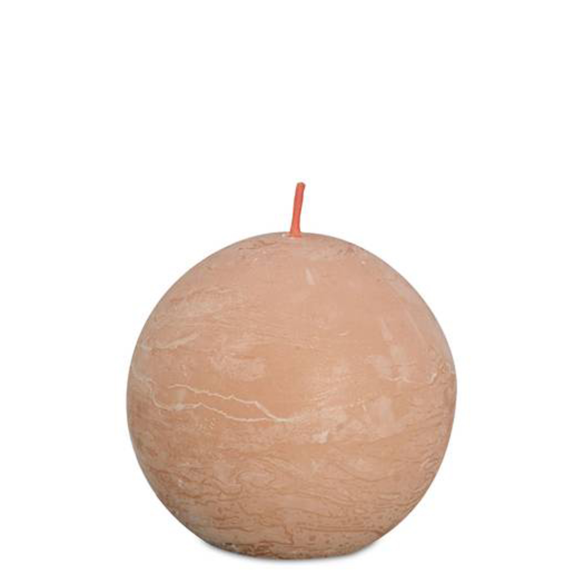 Bolsius Rustik Kugelkerze nebliges Rosa 76mm
