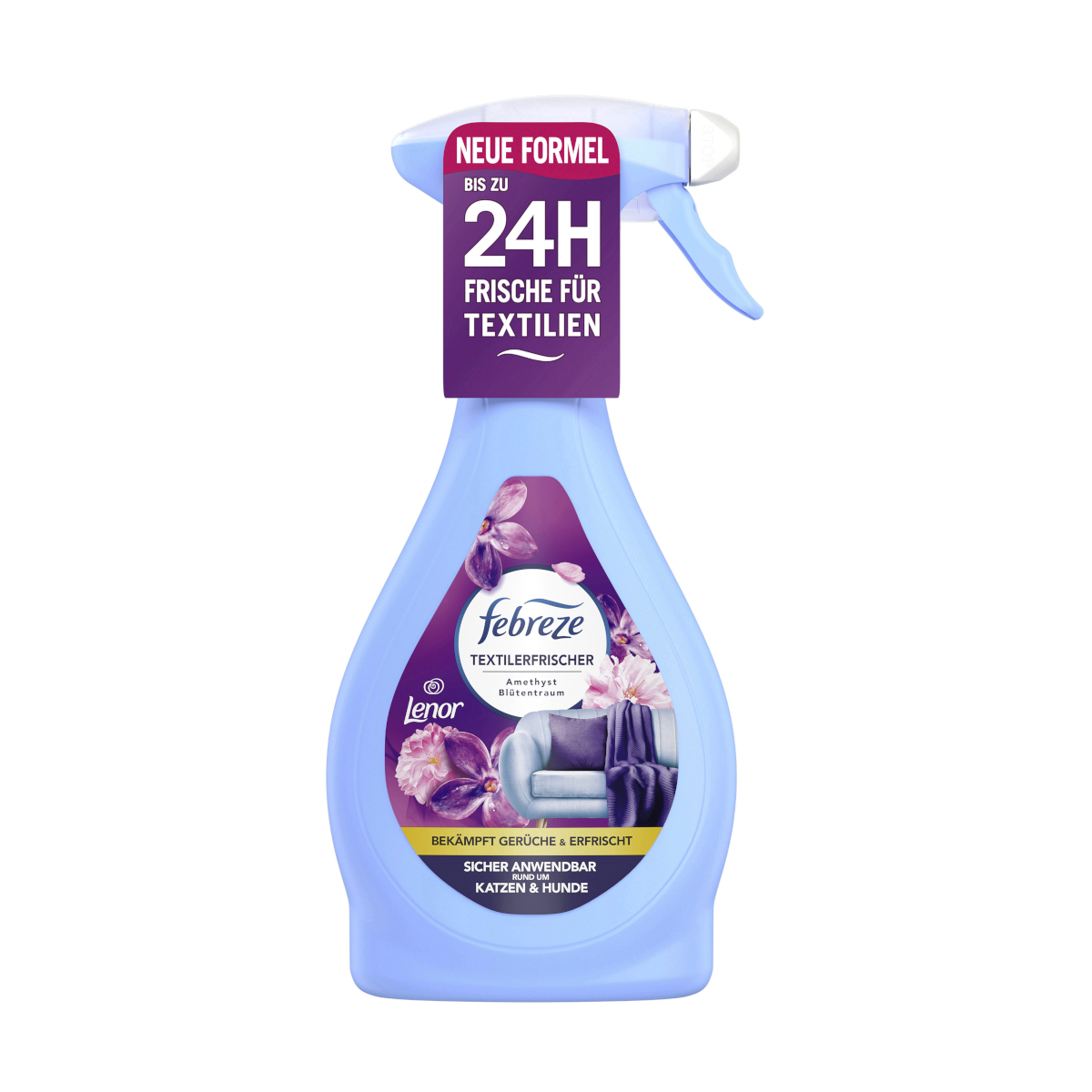 Febreze Textilerfrischer Lenor Amethyst blumig-warm Packung 500ml