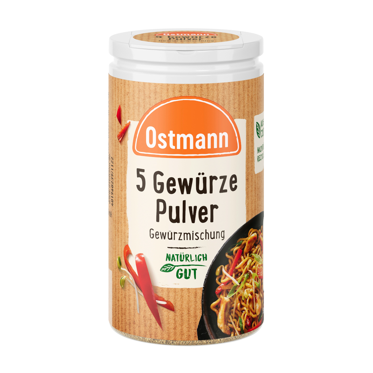 Ostmann 5 Gewürze Pulver Gewürzmischung harmonisch abgestimmt 30g