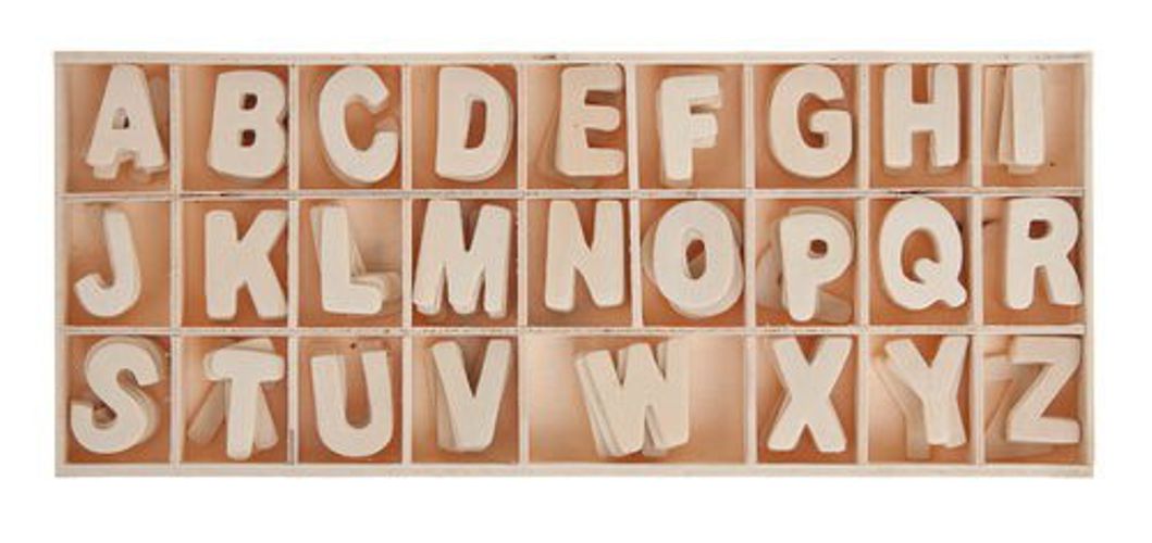 Holz-Buchstaben 