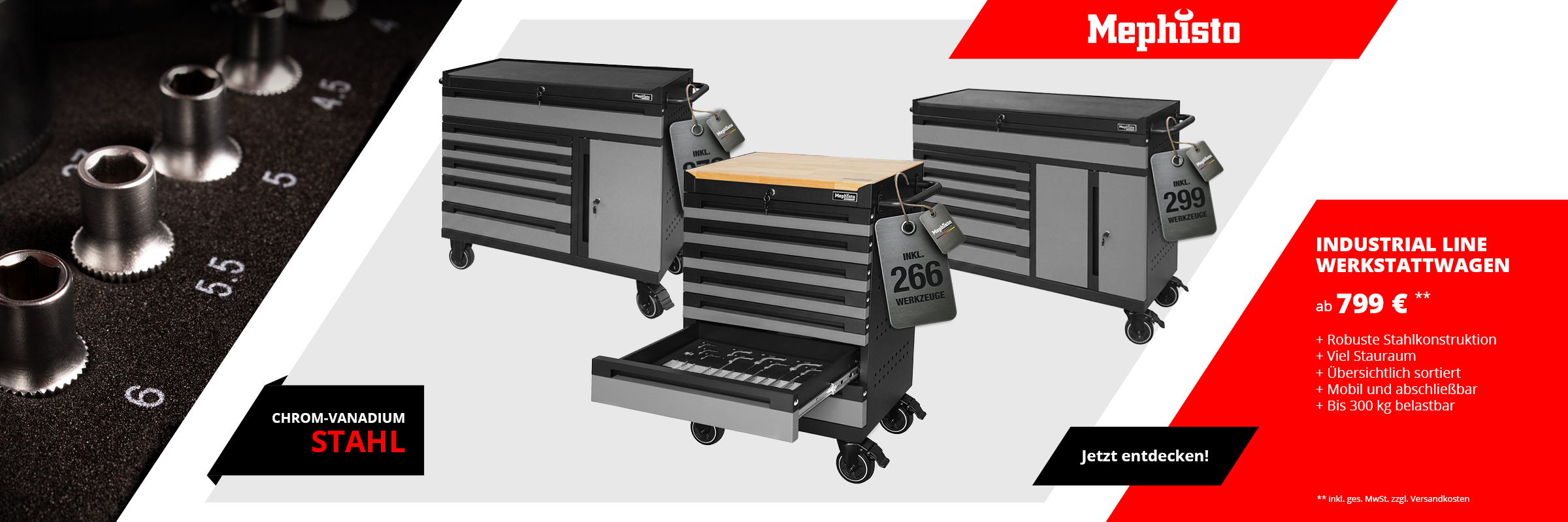 Werkzeugwagen Industrialline