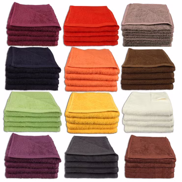 Frottierserie SoftTouch - Gästetuch / Handtuch / Saunatuch Sets wählbar - Qualität 500g/m² - 100% Baumwolle - Hohe Saugfähigkeit - ÖkoTex100