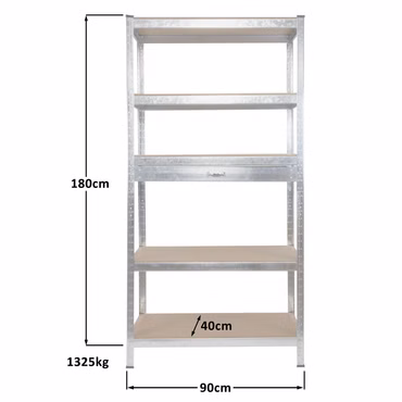 Lagerregal SureKeep Pro | Regalsystem: 1x Steckregal 180 x 90 x 40 cm