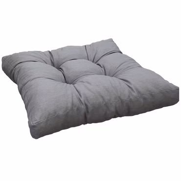 Loungekissen SmartLounge – Sitzkissen und Rückenkissen für Indoor und Outdoor, Farbe: Hellgrau, Größe: 1x Sitzkissen 80x80cm