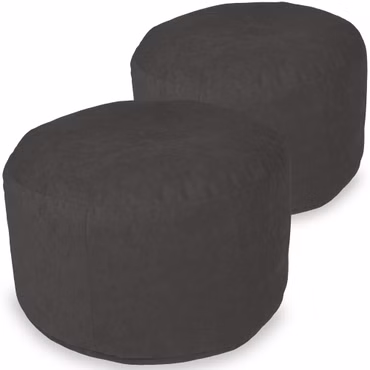 NYVI Sitzhocker Poufee - Pouf Ø47cm Rund Bezug aus Microvelour