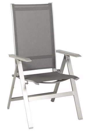 Acamp Klappsessel Urban platin/graphit mit verstellbarer Rückenlehne