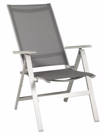 Acamp Klappsessel Urban platin/graphit mit verstellbarer Rückenlehne