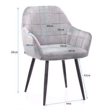 HOMEDE Designer Stuhl Stillo 2er Set - Robuster & Leichter Esszimmerstuhl