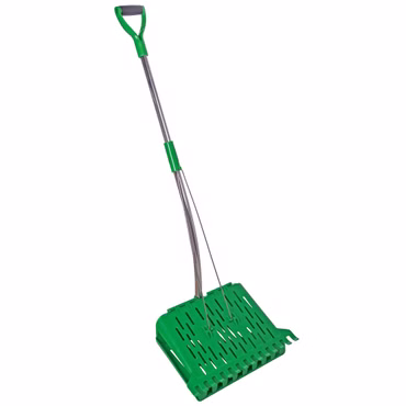 Laubfix Pro - Laubgreifer mit Stiel – Laubschaufel für schnelles & einfaches Aufsammeln von Laub, Gartenabfällen & Verschnitt