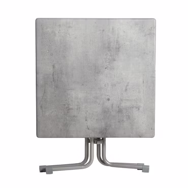 acamp Tisch piazza 70x70cm platin/cemento grigio