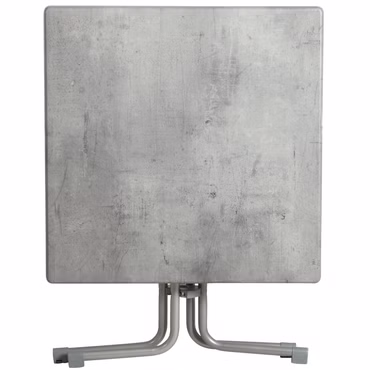 acamp Tisch piazza 80x80cm platin/cemento grigio