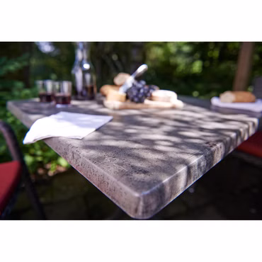 acamp Tisch piazza 80x80cm anthrazit/cemento