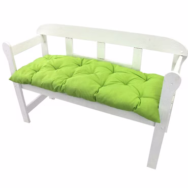 Bankauflage Ibiza - Polsterauflage für Gartenbänke Gemütlich & Langlebig, Farbe: Grün, Größe: 140 x 45 cm