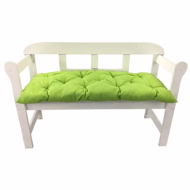 Bankauflage Ibiza - Polsterauflage für Gartenbänke Gemütlich & Langlebig, Farbe: Grün, Größe: 140 x 45 cm