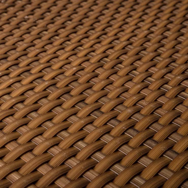 Polyrattan Balkon Sichtschutz Privafence - Balkonbespannung nach Maß (Menge 1 = 1m²), Ausführung: ohne Metallösen, Farbe: Honig RD13