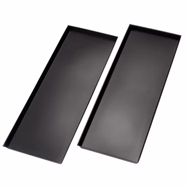 Nestera Kotschale 2 Stück für Hühnerstall Medium 58x54.5x2.3 cm langlebig passgenau einfache Reinigung