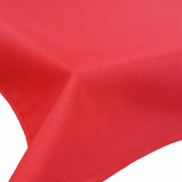 Outdoor Tischdecke SunLounge - Gartentischdecke mit Lotuseffekt, Farbe: Rot, Größe: Tischdecke 156x156 cm