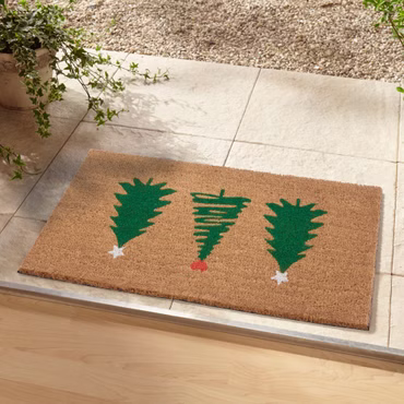 Hanse Home Fußmatte Christmas - Rutschfest, Hygienisch, Leicht zu Reinigen, für Innen und Außen, Farbe: Christmas 7, Größe: 45x75 cm