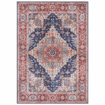 Hanse Home Teppich Asmar - Pflegeleicht, Langlebig, für Innenräume, Farbe: Indigoblau Sylla, Größe: 160x230 cm