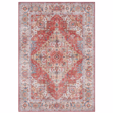 Hanse Home Teppich Asmar - Pflegeleicht, Langlebig, für Innenräume, Farbe: Ziegelrot Sylla, Größe: 160x230 cm